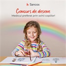 Clinica Sancos lansează cel mai creativ concurs de desene pentru copii ”Medicul preferat”.