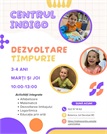 Program de dezvoltare timpurie pentru copii la centrul educațional 