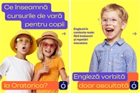 Engleza prin Joacă? La Oratorica, vara devine aventură!